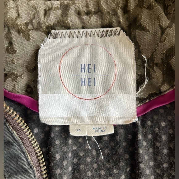Anthropologie Hei Hei Camo Jacket Size XS - Picture 12 of 13